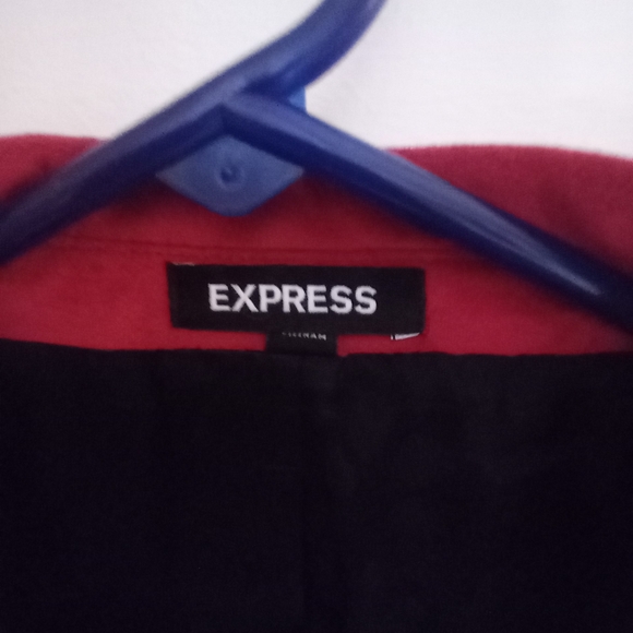 New EXPRESS mens TUXEDO JACKET RED 40 slim - Picture 2 of 4